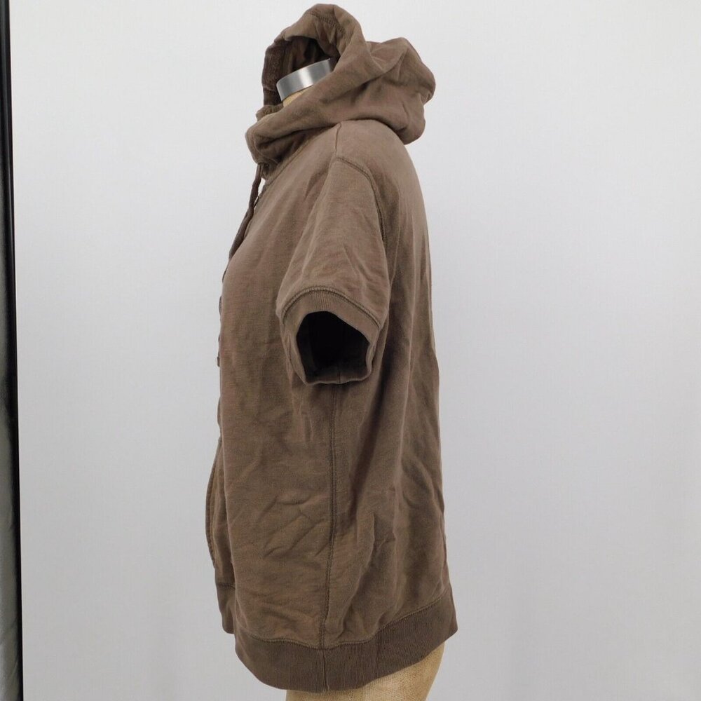Lot Of 2 Sonoma Womens Hooded Short Sleeve Sweatshirt And Cardigan Sweater XL - Picture 10 of 16